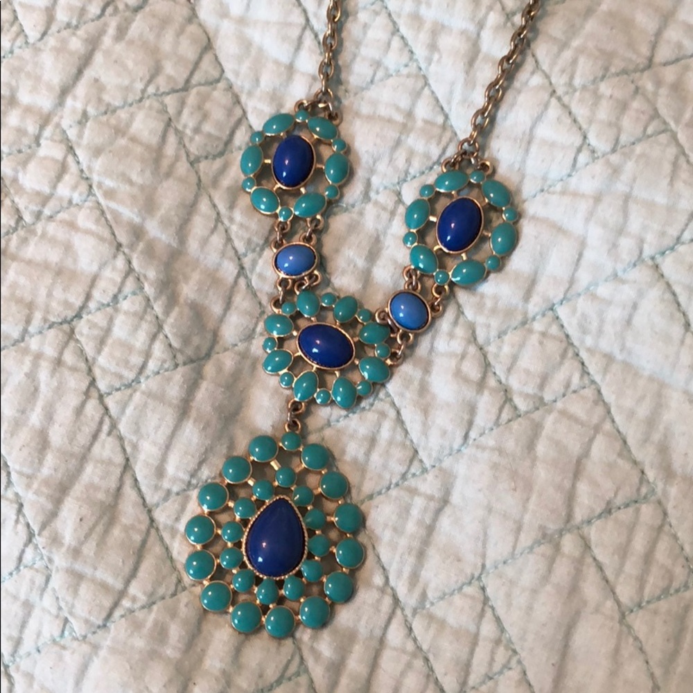 Turquoise statement necklace